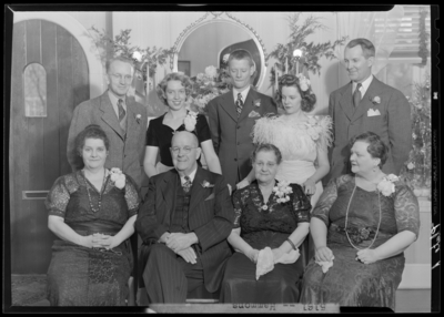 Mrs. R.B. Batson ; pictures of Rev. & Mrs. J. H. Hammons                             anniversary