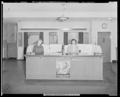 Kentucky Utilities Company (167 West Main Street); Electric Shop                             front counter; two women working at desk