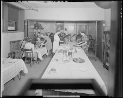Good Samaritan Hospital, 310-330 South Limestone; group gathered                             in room