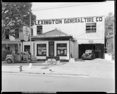 Lexington General Tire Company, 254 East Main; exterior                             front