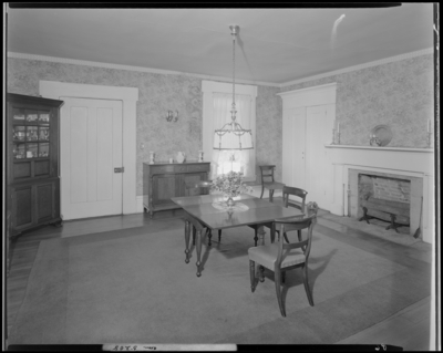 Roy Farmer; interior of home; dining room interior