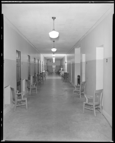 Eastern State Hospital, 627 West Fourth (4th); Engineer                             Construction Division, Department of Welfare; interior view of                             corridor