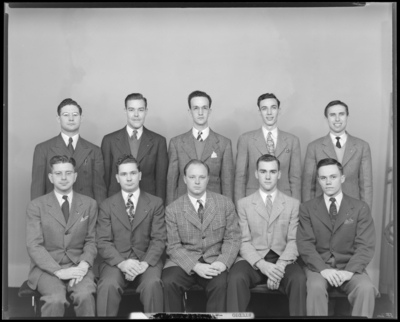 Pi Kappa Alpha Fraternity, Georgetown College; 1945 Yearbook;                             group portrait