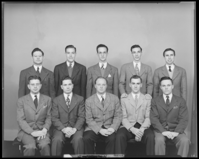 Pi Kappa Alpha Fraternity, Georgetown College; 1945 Yearbook;                             group portrait