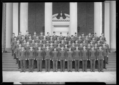 University of Kentucky Military Department; ASTRP group on                             steps