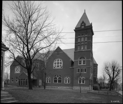 Georgetown Christian Church; exterior; side view