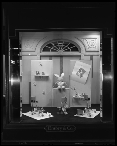 Embry & Company (women's' wear specialty                             house), 141-143 East Main; exterior; window display