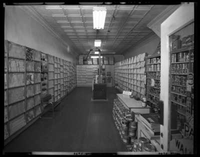 Weigand’s Wallpaper Store, 333 West Main; interior;                             showroom
