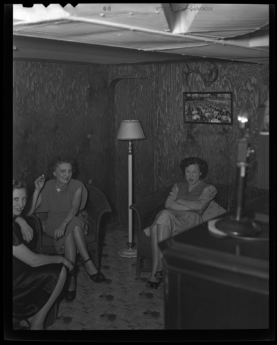 R.J. Long (Lafayette Studios); Thanksgiving Dinner; women sitting                             in chairs