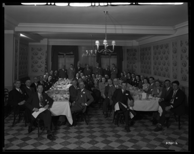 Lexington Water Company; group in dining room