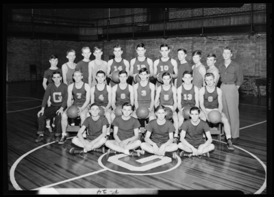 Garth High School, Georgetown; boys basketball team