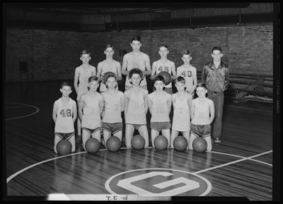 Garth High School, Georgetown; boys junior basketball                             team