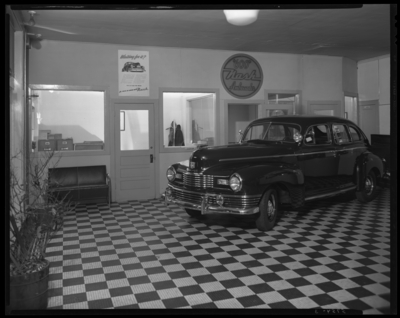 L.R. Cooke Chevrolet Company, 255 East Main; interior of                             showroom