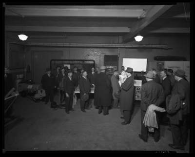 Central Welding Supplies, 1207 South Broadway; interior; men                             standing in store