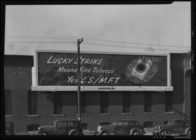 General Outdoor Advertising, Lucky Strike Tobacco (RA Patterson                             Company) Sign; “Lucky Strike Means Fine Tobacco”