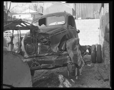 Wrecked Truck (Motor Service Oils, Lee Buckley)