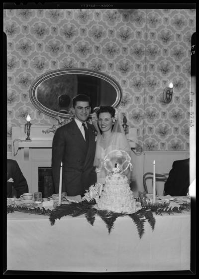 Mr. & Mrs. John Wallace; wedding