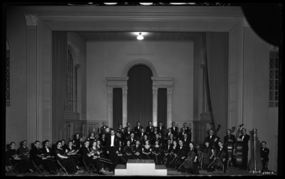 Symphony Orchestra on stage of Memorial Hall