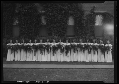 Cardome Academy (Georgetown); graduation, class of 1947;                             exterior; group portrait