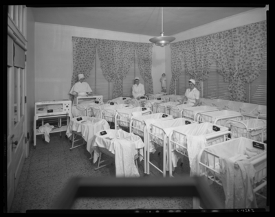 St. Joseph's Hospital, 544 West Second (2nd) Street;                             interior; nursery