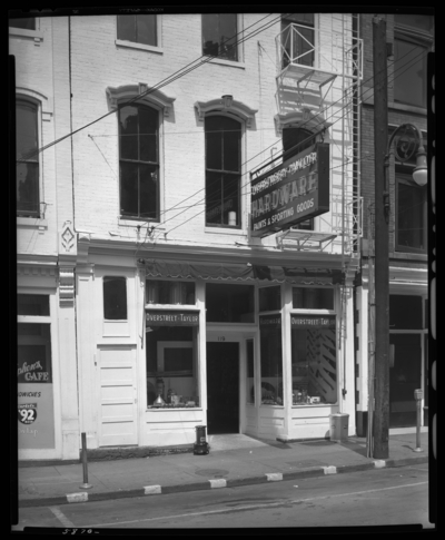 Overstreet & Taylor Inc., 119 North Mill; exterior of                             hardware store