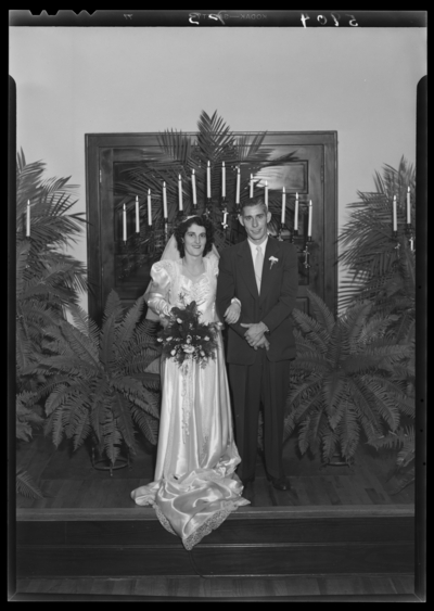 Mr. & Mrs. W.B. Midley; wedding; couple