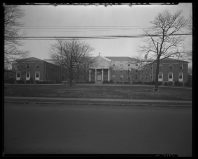 St. Joseph's Hospital, 544 West Second (2nd) Street; front                             exterior, Euphrasia Hall