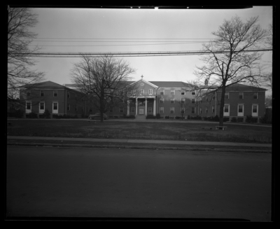 St. Joseph's Hospital, 544 West Second (2nd) Street; front                             exterior, Euphrasia Hall