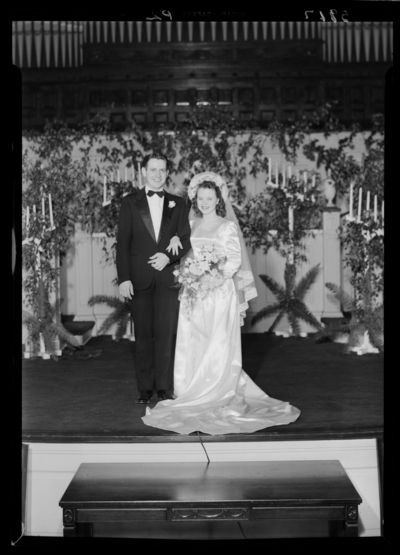 Mr. & Mrs. Walter Stapleton; wedding