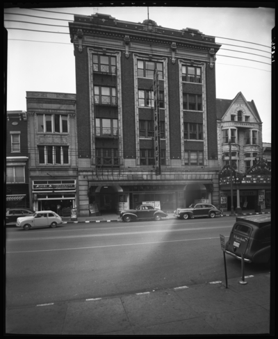Ben Snyder (Department Store), 113-117 East Main; building;                             exterior; Lex Hatters & Cleaners, 111 East Main; Ben Ali                             Theatre, 119 East Main; theatre showing 