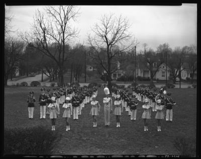 Garth High School (Georgetown, Kentucky); Band; exterior; group                             portrait