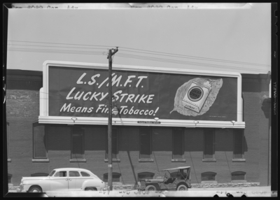 General Outdoor Advertising; Lucky Strike Tobacco (RA Patterson                             Company) Billboard on South Limestone across from the University of                             Kentucky