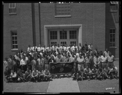 Douglas High (475 Price); New Farmers of America (N.F.A);                             exterior; group portrait