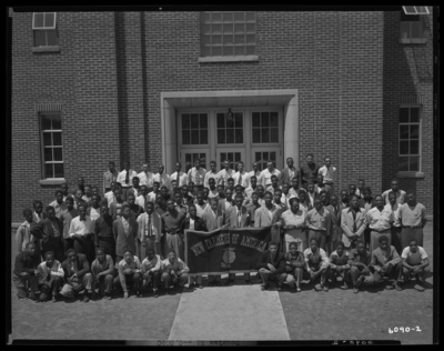 Douglas High (475 Price); New Farmers of America (N.F.A);                             exterior; group portrait