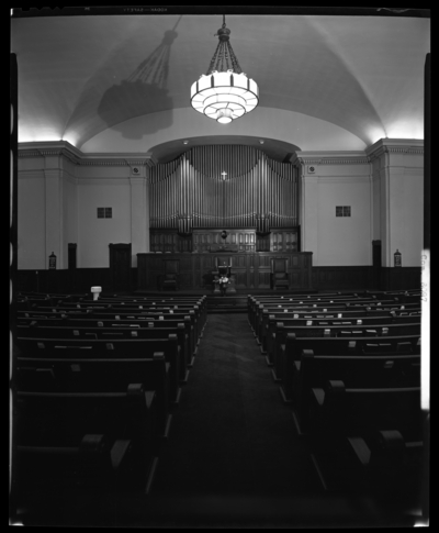 First Methodist Church, 214 West High; interior