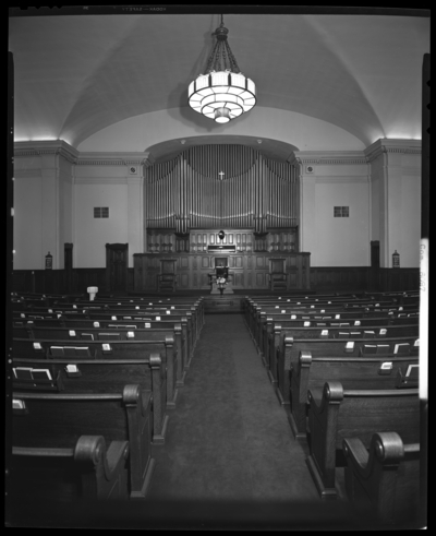 First Methodist Church, 214 West High; interior
