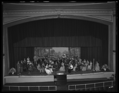 Youth Symphony Orchestra; Henry Clay High School Auditorium;                             interior; group portrait