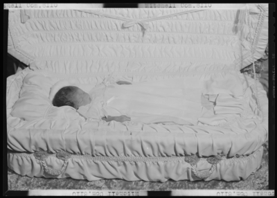 Linda Lee Mitchell; baby corpse; open casket; Clarence Mitchell,                             Jr. (Father); Margaret Wallace Mitchell (Mother)
