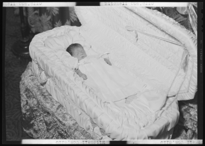 Linda Lee Mitchell; baby corpse; open casket; Clarence Mitchell,                             Jr. (Father); Margaret Wallace Mitchell (Mother)
