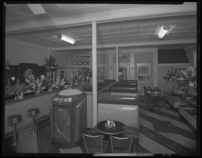 Schange’s Candy Kitchen, corner of East High & Clay;                             interior