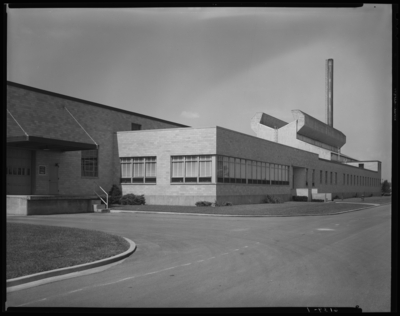 Kentucky Glass Works, Russell Cave Pike; exterior of                             building