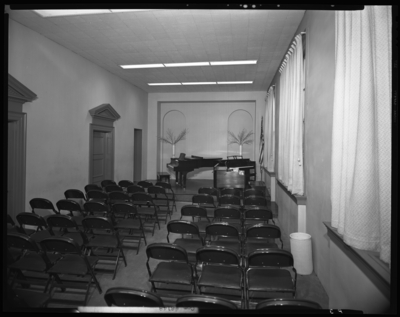 Shackleton’s Music Store Incorporated, 147 East Main; interior;                             recital room
