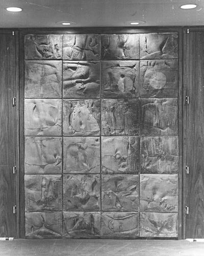 A series of clay relief tiles entitled 