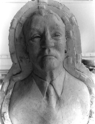 A mold for the John Sherman Cooper bust by John Tuska