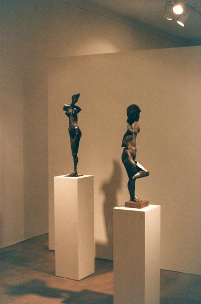 Bronze sculptures entitled 