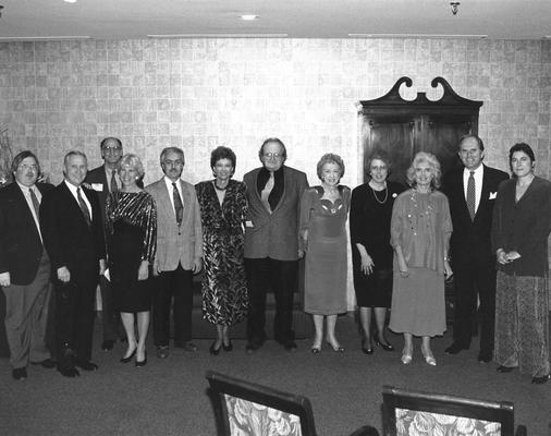 An image of John Tuska, Lucille Caudill Little, Governor Brereton Jones and other unknown persons, at the Governor's Awards