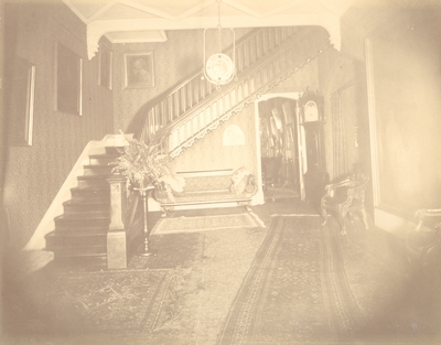 Loudoun House, interior; stairway