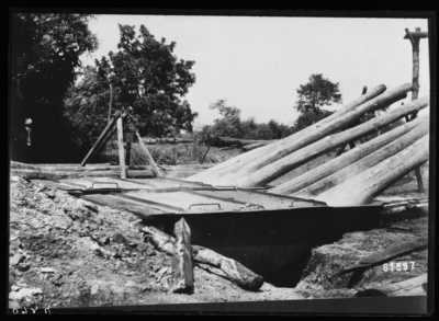 Treating tank near view in Chester County, Pennsylvania. 2/20/1911