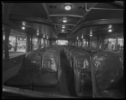 Consolidated Coach Corporation, 801 North Limestone; bus interior