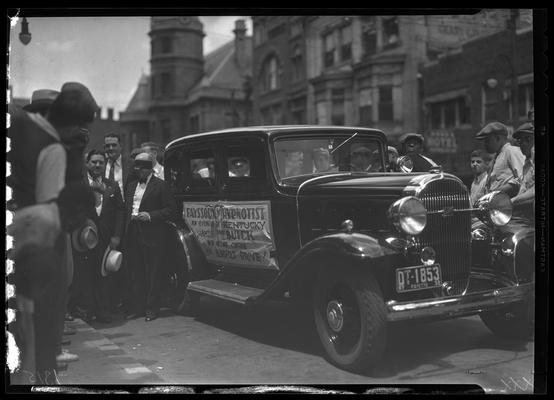 Kentucky Theatre (movie theater); promotional car decorated for 